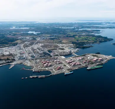 Beerenberg og Linjebygg tildelt ny rammeavtale for ISO-tjenester på Equinors landanlegg. Photo: Equinor. 