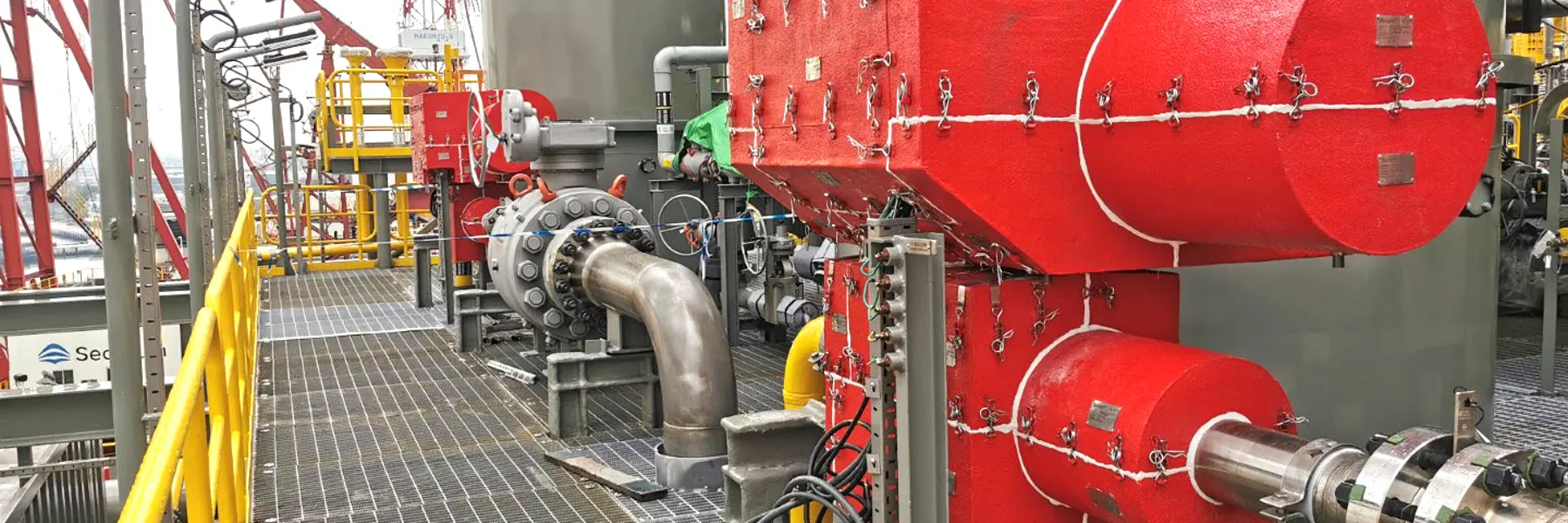 Beerenberg used Benarx Epoxy Boxes for optimal passive fire protection (PFP) on the FPSO project in Asia. Photo: Beerenberg.