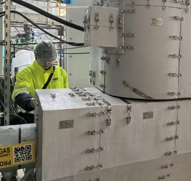 Passive Fire Protection with Benarx removable fire protection. Photo: Beerenberg.